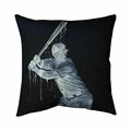Begin Home Decor 20 x 20 in. Baseball Player-Double Sided Print Indoor Pillow 5541-2020-SP69